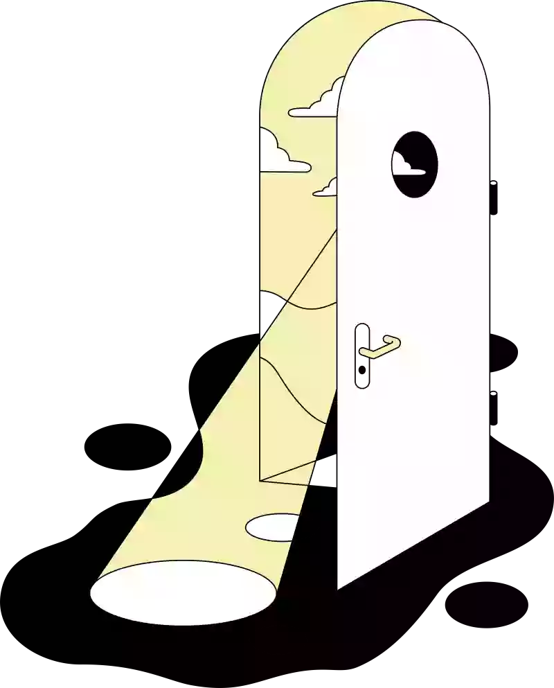 sucht-schweiz-illustrationen-komplett-türe-yellow